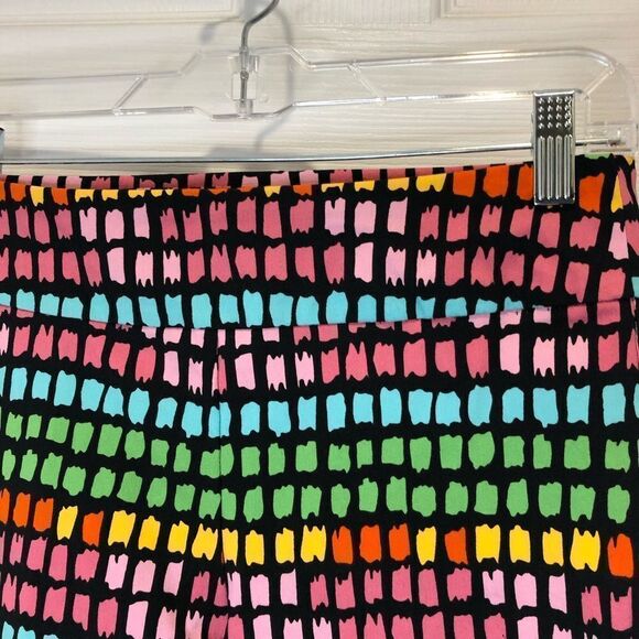 Krazy Larry multi color pull on slacks pants size 6 - Picture 4 of 6